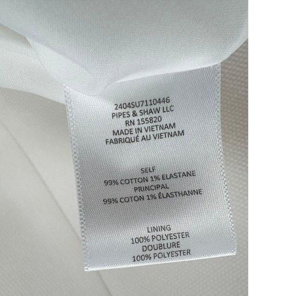 VERONICA BEARD Tamara Blazer Tortoise Shell Buttons White Sleeveless Vest Size 6 - Picture 11 of 13